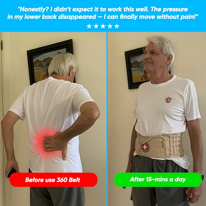 CoreRelief™ 360 Support Belt - 15 Minutes a Day to a Pain-Free Life