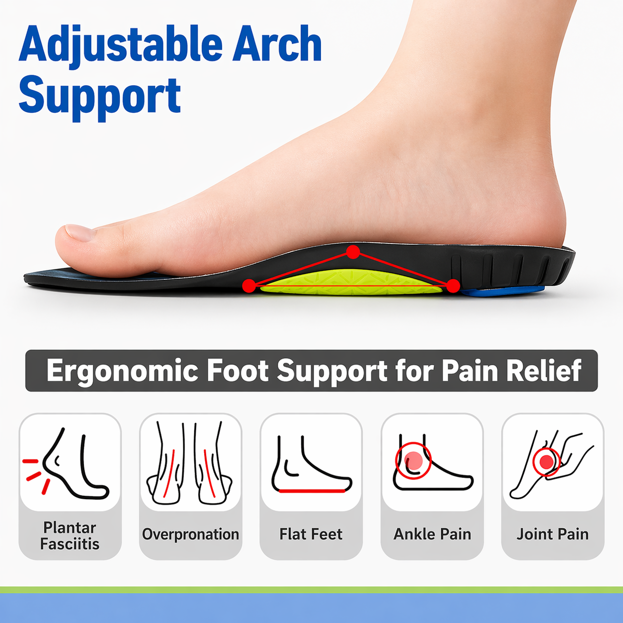 WALKHERO® Adjustable Arch Support Insoles - Buy 1 Get 1 Free