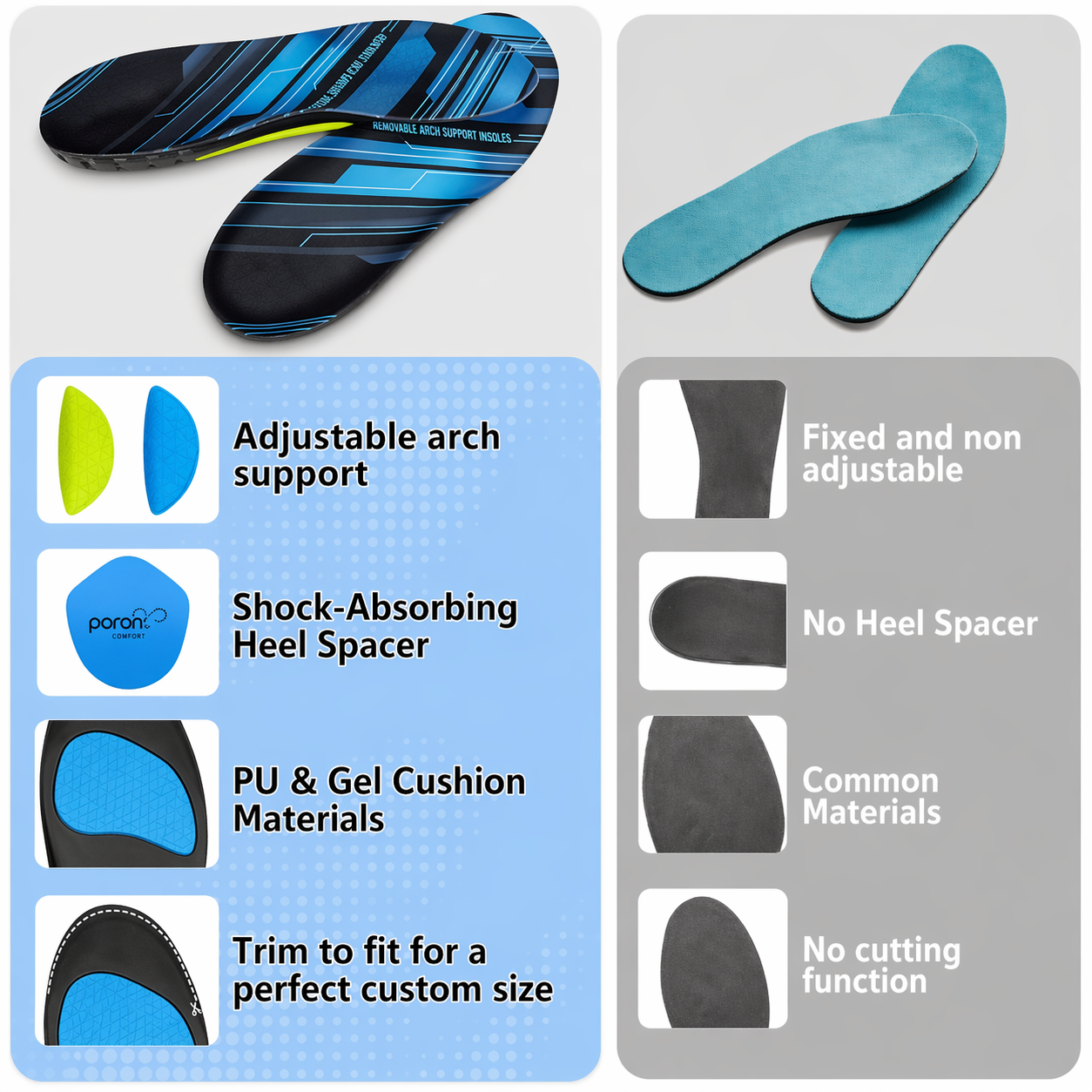 WALKHERO® Adjustable Arch Support Insoles - Buy 1 Get 1 Free