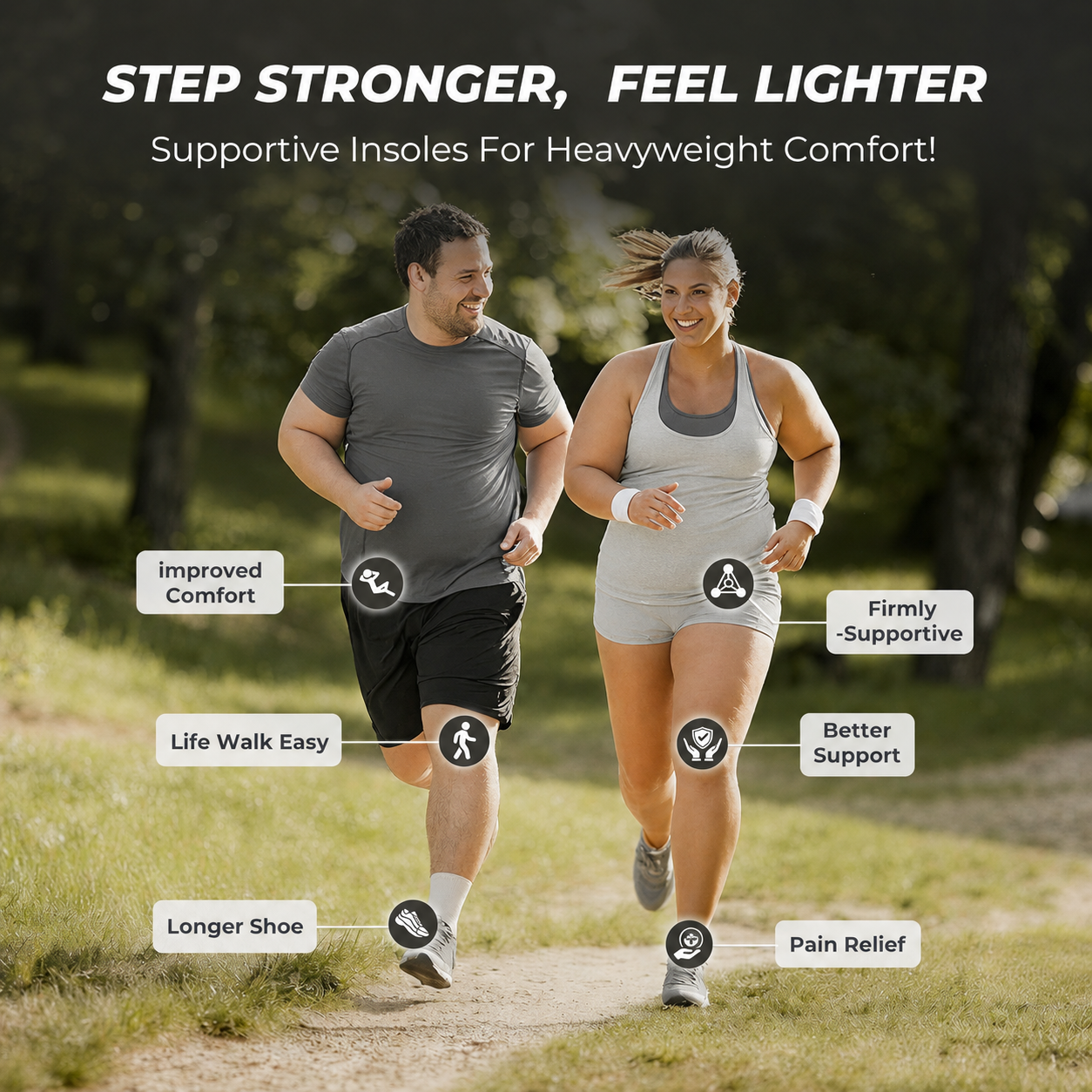 WALKHERO® Premium Arch Support Pain Relief Insoles - Buy 1 Get 1 Free
